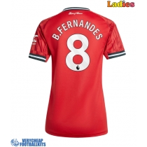 Manchester United Bruno Fernandes #8 Replica Home Shirt Ladies 2025-26 Short Sleeve